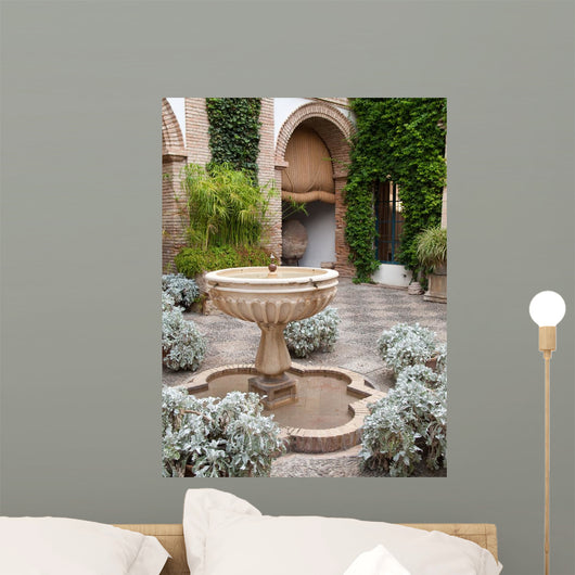 Fountain and Plants Patio