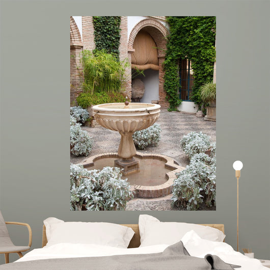 Fountain and Plants Patio