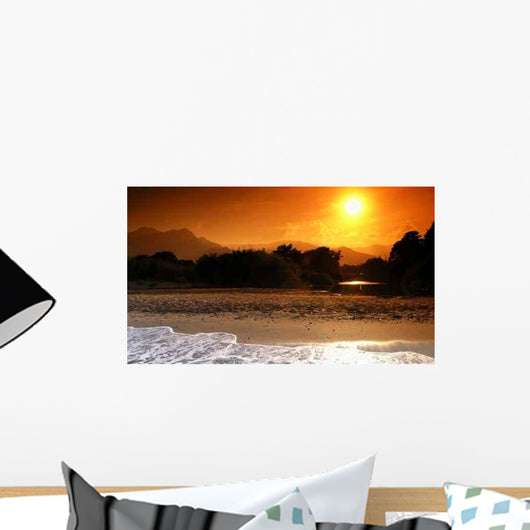 Beach Corsica Wall Decal Design 1