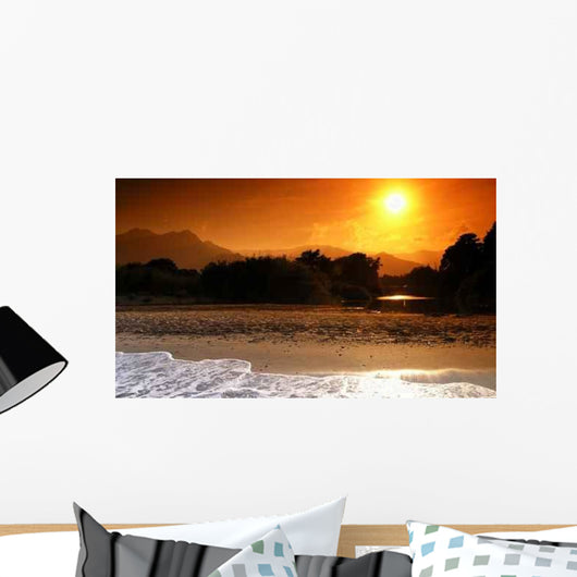 Beach Corsica Wall Decal Design 1