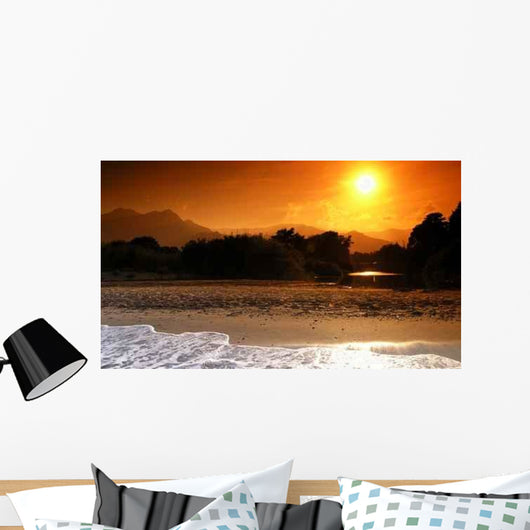 Beach Corsica Wall Decal Design 1