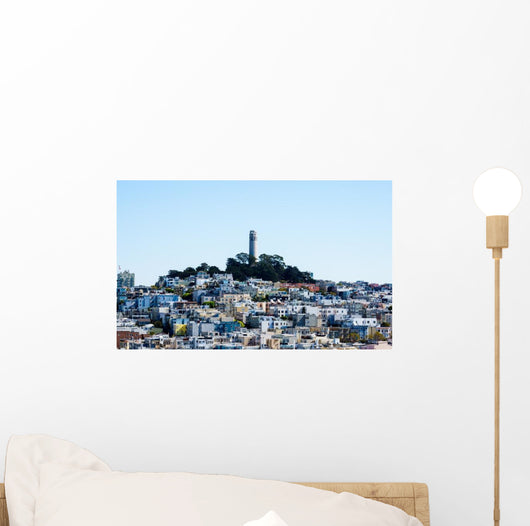 Coit Tower and San Francisco Wall Decal
