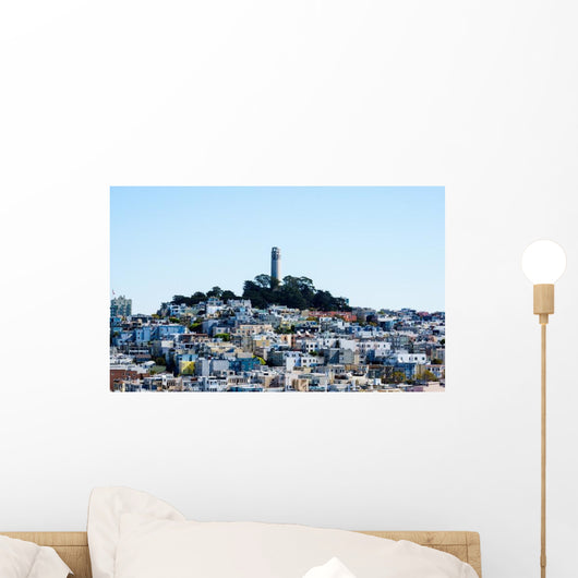 Coit Tower and San Francisco Wall Decal