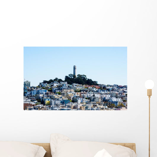 Coit Tower and San Francisco Wall Decal