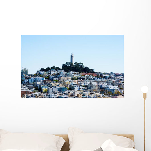 Coit Tower and San Francisco Wall Decal