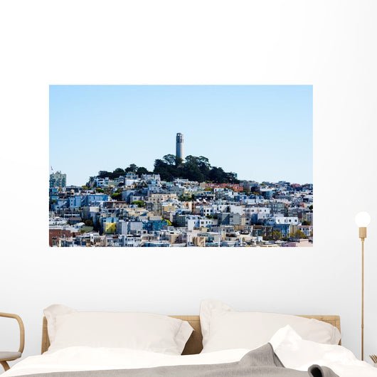 Coit Tower and San Francisco Wall Decal