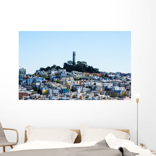 Coit Tower and San Francisco Wall Decal