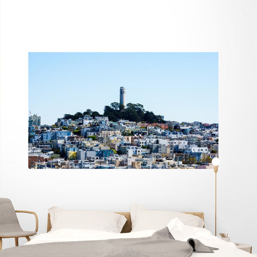 Coit Tower and San Francisco Wall Decal