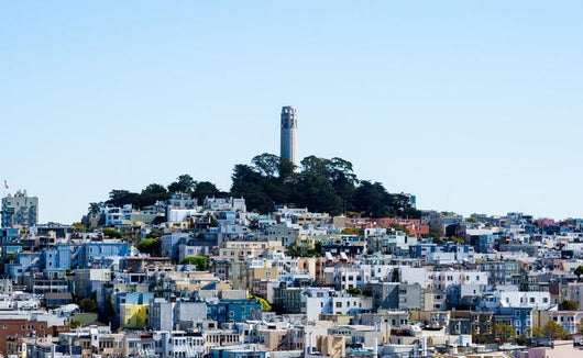 Coit Tower and San Francisco Wall Decal