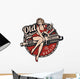 Spark Plug Pin up Wall Decal