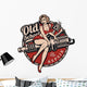 Spark Plug Pin up Wall Decal