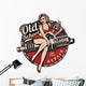 Spark Plug Pin up Wall Decal