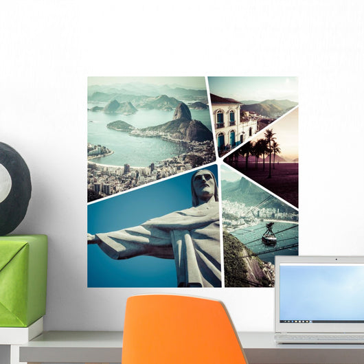 Collage Rio Janeiro Brazil Wall Decal