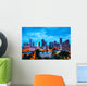 Overview Downtown Charlotte NC Skyline Wall Decal