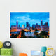 Overview Downtown Charlotte NC Skyline Wall Decal