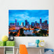Overview Downtown Charlotte NC Skyline Wall Decal