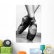Ballet Shoes Wall Mural