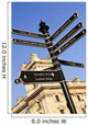 Signpost in London Wall Mural