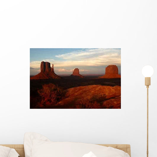 Monument Valley Sunset Wall Decal