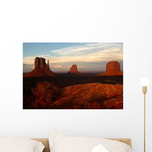 Monument Valley Sunset Wall Decal