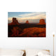 Monument Valley Sunset Wall Decal