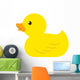 Yellow Rubber Duck Wall Decal