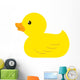 Yellow Rubber Duck Wall Decal