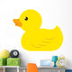 Yellow Rubber Duck Wall Decal