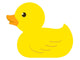 Yellow Rubber Duck Wall Decal