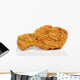deep fried fast food, spring chicken in golden lem Wall Decal