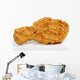 deep fried fast food, spring chicken in golden lem Wall Decal