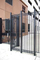 Gated Courtyard Wall Decal Design 2
