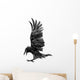 Watercolor Raven Wall Decal