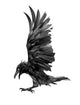 Watercolor Raven Wall Decal