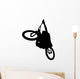 Dirt Biker Silhuette Wall Decal