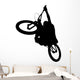 Dirt Biker Silhuette Wall Decal