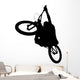 Dirt Biker Silhuette Wall Decal