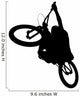 Dirt Biker Silhuette Wall Decal