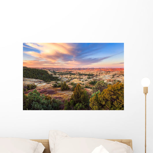Sunrise over Theodore Roosevelt Wall Decal