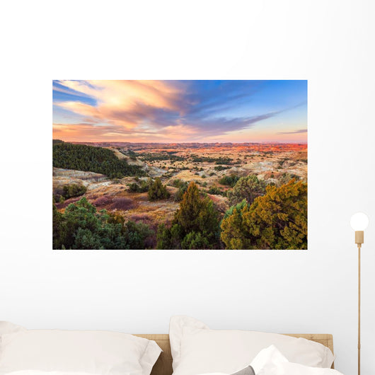 Sunrise over Theodore Roosevelt Wall Decal