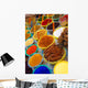 spices and dyes on an arabian market stall Wall Mural