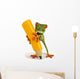 Frog and Pencil Wall Decal