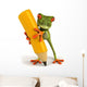 Frog and Pencil Wall Decal