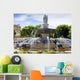 fountain at La Rotonde, Aix-en-Provence, Provence, France Wall Mural