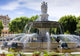 fountain at La Rotonde, Aix-en-Provence, Provence, France Wall Mural