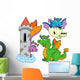 Cute Dragons Collection Wall Decal