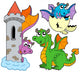 Cute Dragons Collection Wall Decal