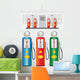 GAS PUMPS 1950 Wall Decal