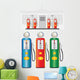 GAS PUMPS 1950 Wall Decal
