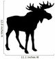 Black Moose Silhouette Wall Decal